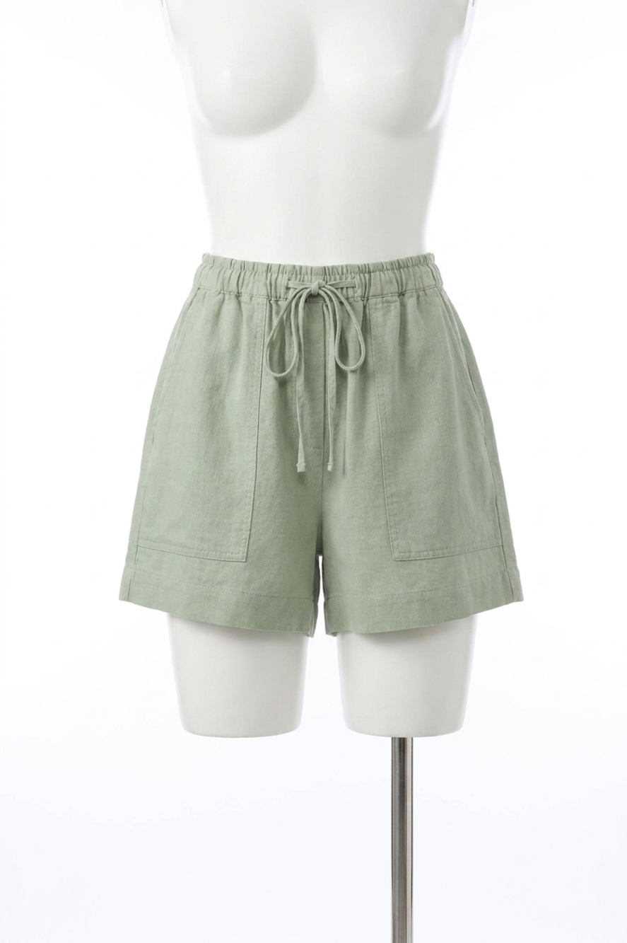 NEW RAILS foster high rise denim short in vintage sage